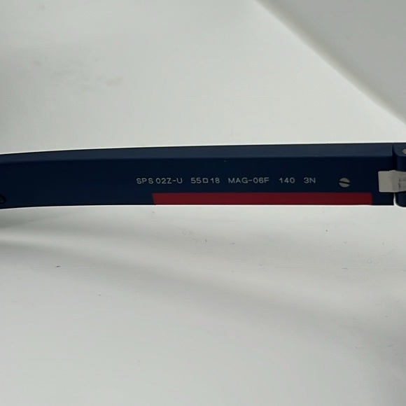 Prada 
Linea Rossa square-frame sunglasses - navy - Picture 7 of 14